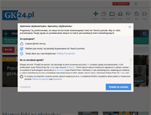 Tablet Screenshot of gk24.pl